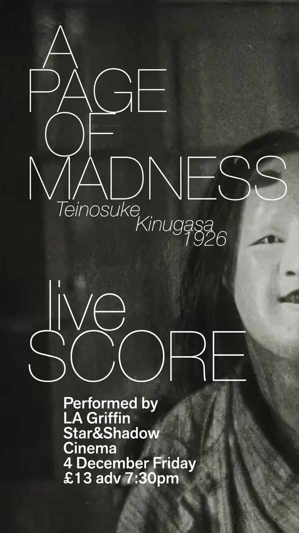 Picture for event A Page of Madness w/ live score performed by LA Griffin