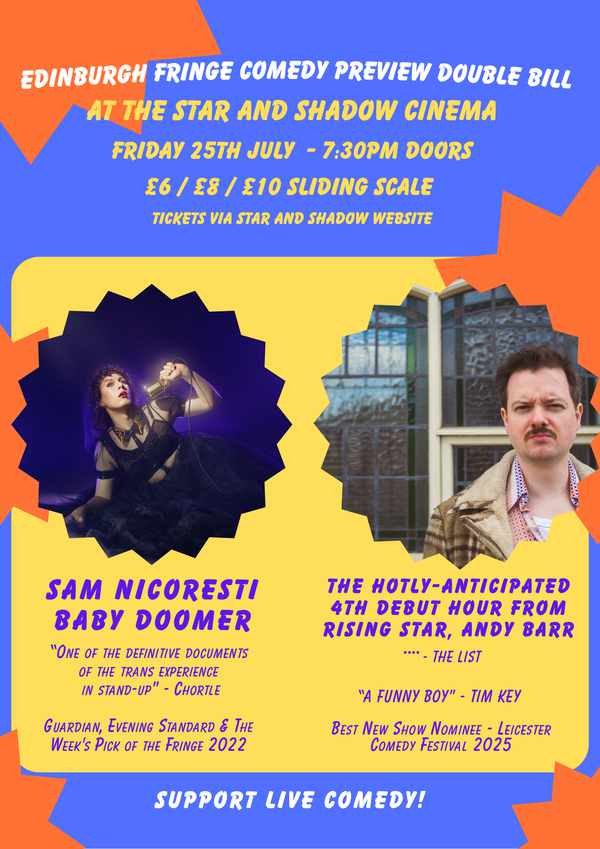 Picture for event The Hotly-Anticipated Fourth Debut Hour of Rising Star, Andy Barr and Baby Doomer by Sam Nicoresti