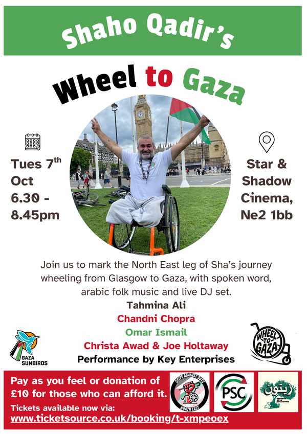 Picture for event Sha Qhadir 's WHEEL TO GAZA.
